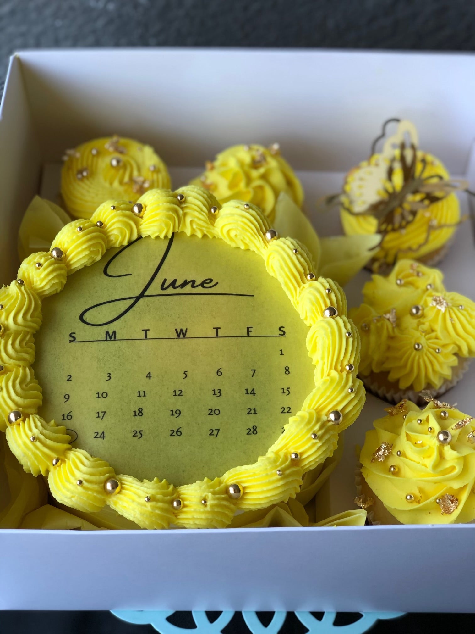 Bento Box Burn Cake