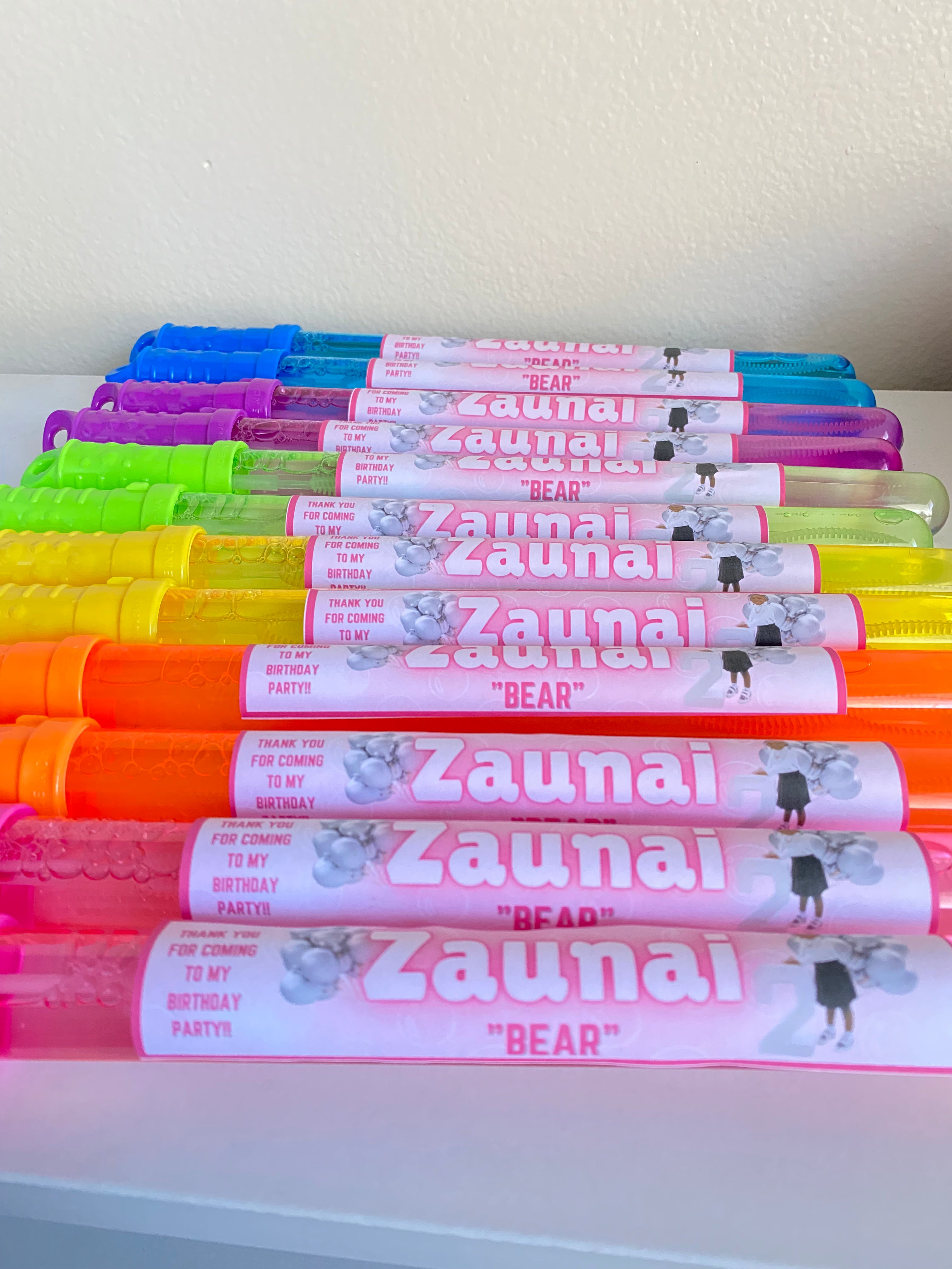 Custom bubble wands